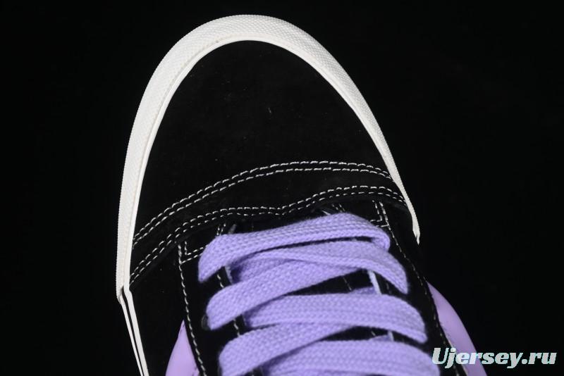 Vans Knu Skool Purple Grape Love Comfortable Fashion Slip-Resistant Wear-Resistant Low-Top Casual Skate Shoes - VN0009QC6BT1
