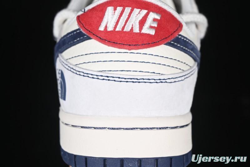 Nike SB Dunk Low The North Face x Supreme Anniversary Custom Low-Top Casual Sneakers - YX5066-232