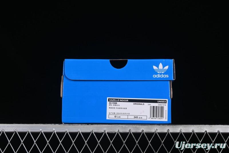 Adidas Originals Gazelle Indoor Retro Casual Anti-Slip Wear-Resistant Low-Top Sneakers - IG1596