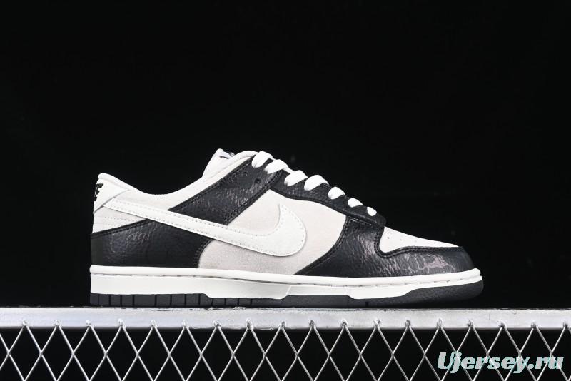 Nike SB Dunk Low BAPE Collaboration Splatter Pig Eight White Hook Anniversary High-End Custom Low-Top Casual Sneakers - DJ2024-053