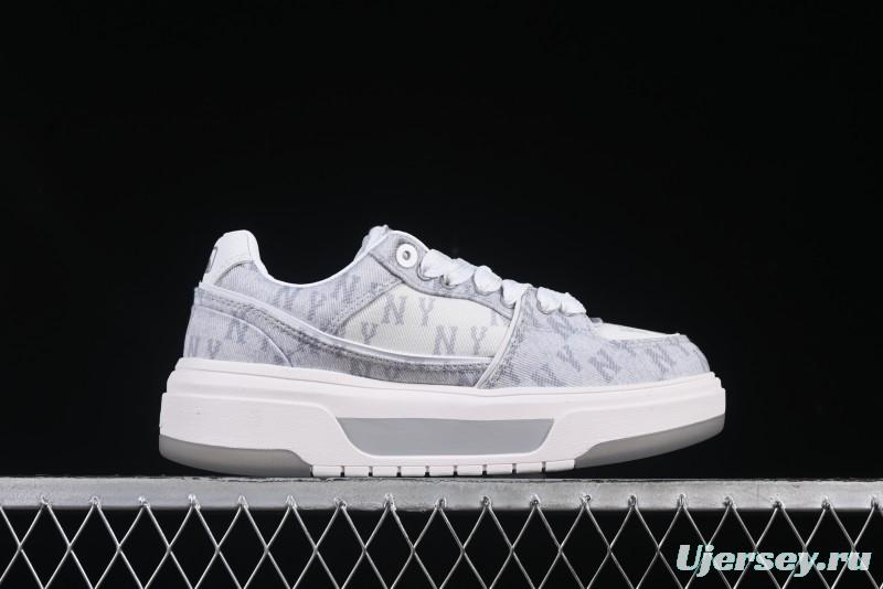 New York Yankees Chunky Liner Mid Denim Monogram Platform Sandals - 3ASXD065N50GRS