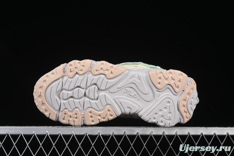 Fila Fusion Retro Mars Running Shoes with Lace-Up Design and Cushioned Sole - F12W422103FMB