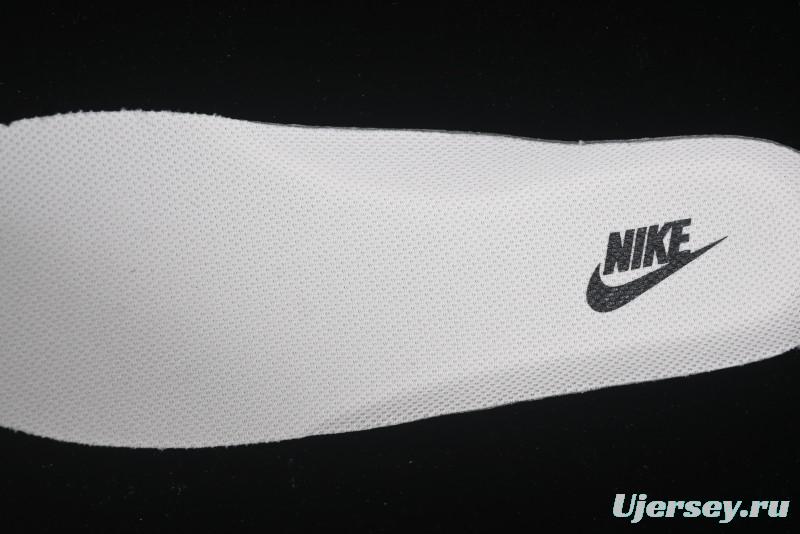 Nike Air Force 1 '07 Low Stussy Collaboration Grey Blue Black Leather Low-Top Casual Sneakers - XZ6188-199