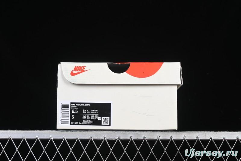 Nike Air Force 1 '07 Low Dior Collaboration Beige Floral Low-Top Casual Sneakers - KK1988-049