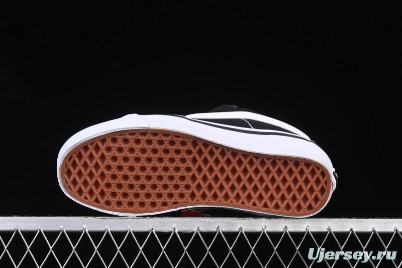 Vans HommeGirls x Vans Sk8-Mid Fashion Casual Mid-Top Canvas Sneakers with Bold Side Stripes - VN000NBNCJK