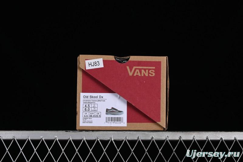 Vans Old Skool 36 DX Anaheim Collection Checkered Low-Top Canvas Sneakers - VN0A38G2PXC