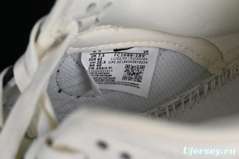 Nike Dunk Low LV Collaboration - Monogram Beige Black Hook SB Low Top Casual Skate Shoes - FC1688-189