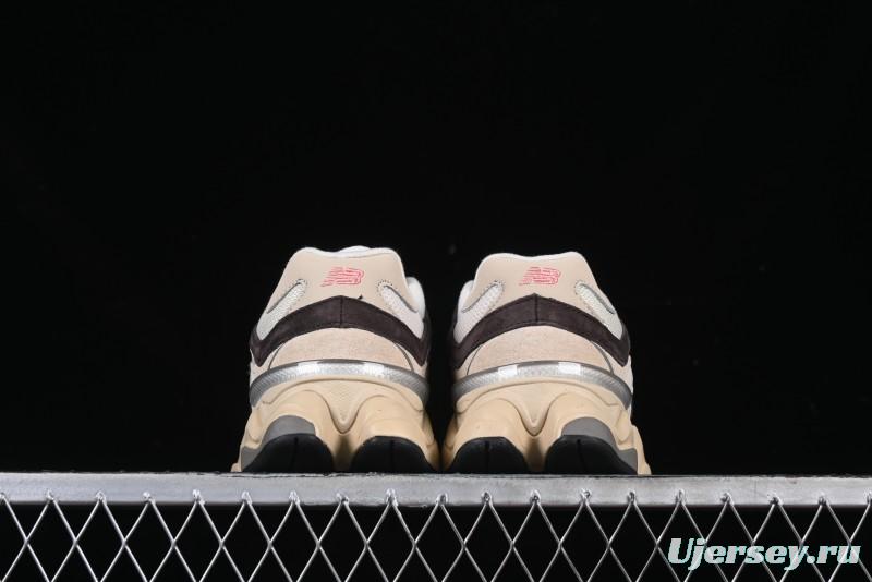 New Balance NB9060 Series Retro Casual Running Shoes with ABZORB Cushioning - U9060FLP