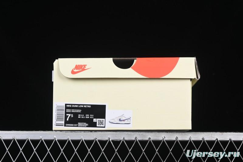 Nike SB Dunk Low Stussy Anniversary Edition Custom High-End Casual Sneakers - DM6868-027