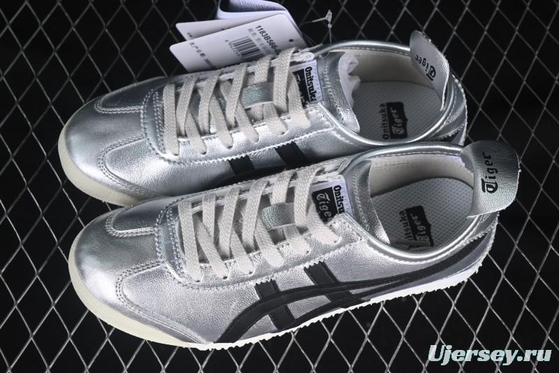 Onitsuka Tiger Mexico 66 Low-Top Leather Sneakers for Casual Running and Leisure - 1183B566-020