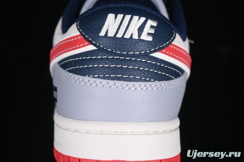 Nike SB Dunk Low Supreme Collaboration Anniversary Custom Low-Top Casual Sneakers - DM6868-045