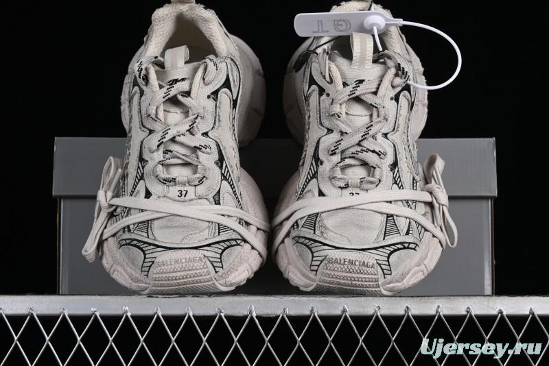 Balenciaga Phantom Sneaker 10th Generation Trend Running Shoes with Transparent Heel Strap - W3XDC2002