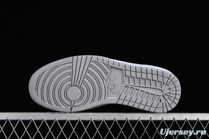 Nike Air Jordan 1 Low AJ1 Grey Black Low Top Casual Sneakers - CZ0790-110