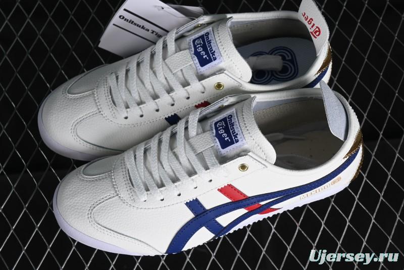 Onitsuka Tiger Mexico 66 Low-Top Leather Sneakers for Casual Running - D507L-0152