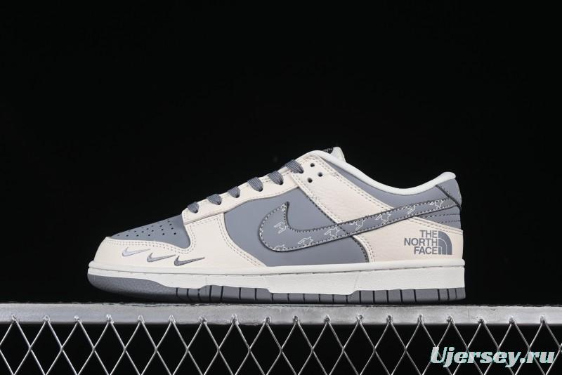 Nike SB Dunk Low The North Face Collaboration Anniversary High-End Custom Low-Top Casual Skate Shoes - KK1333-018
