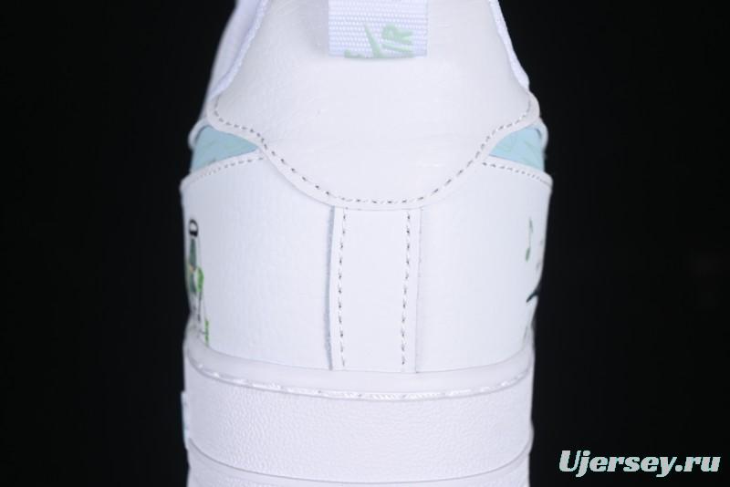 Nike Air Force 1'07 Low "Octopus Brother" SpongeBob Comic Series Squidward Middle East Casual Sneakers - FB8971-060