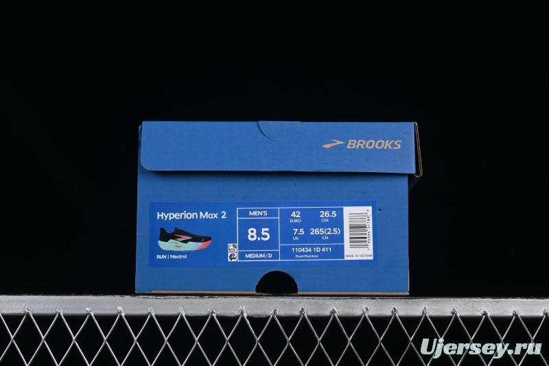 Brooks Hyperion Max 2 Cushioned Racing Marathon Running Shoes - 1104341D411