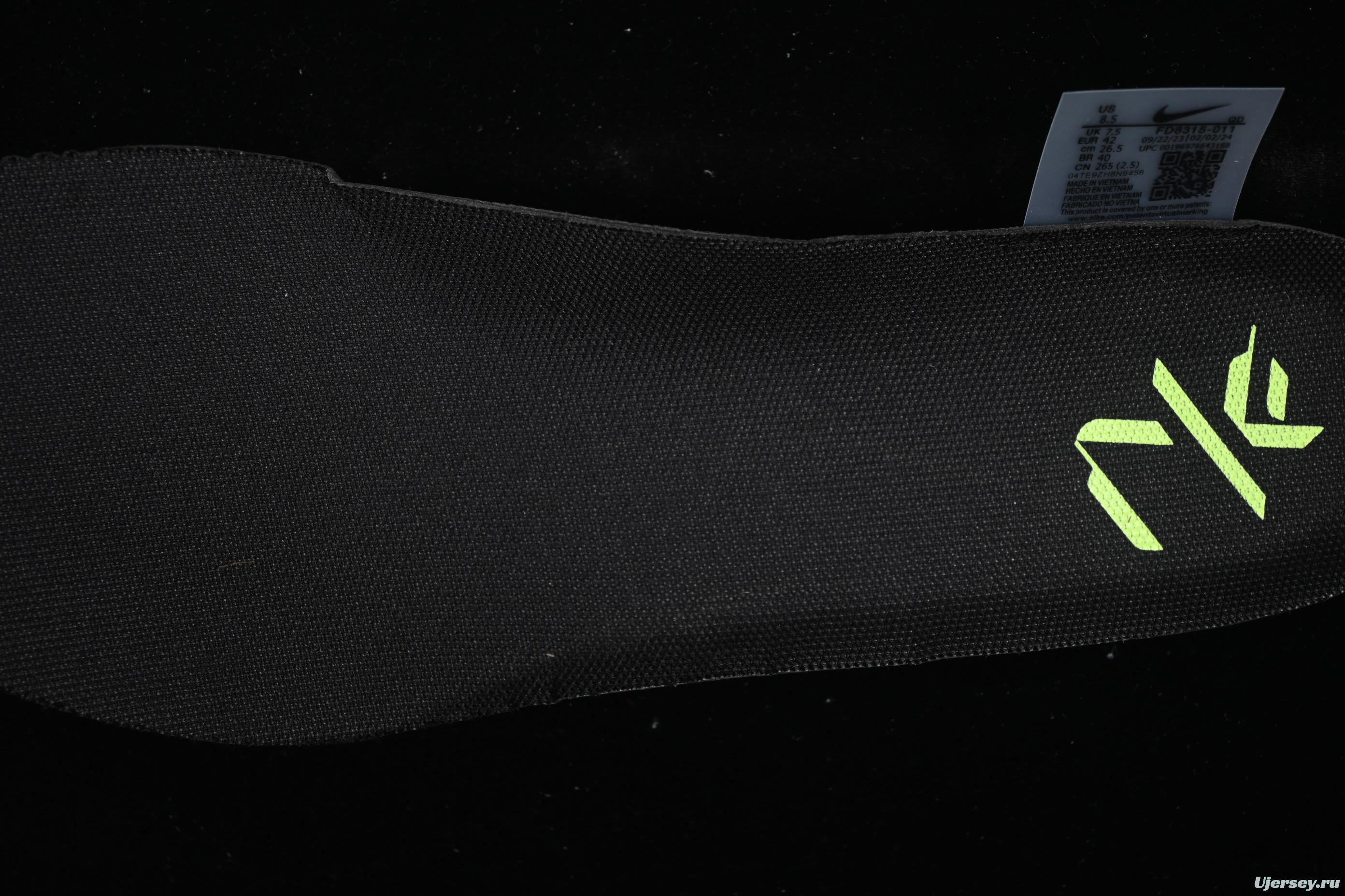 Nike Air Zoom Alphafly NEXT% 2 - Black & Volt Green Performance Running Shoes