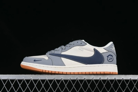Nike Air Jordan 1 Low OG "Dark Navy/Grey" - Premium Collaboration Edition