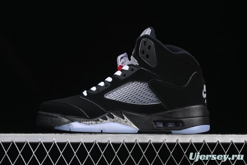 Nike Air Jordan 5 Retro Black "Metallic Reimagined" Basketball Shoes - HF3975-001