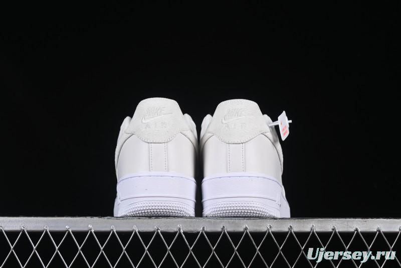 Nike Air Force 1 Low "Triple White Beige" Sneakers