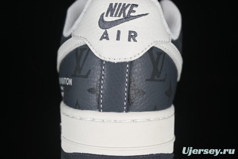 Nike Air Force 1 '07 Low LV Collaboration Beige Print Casual Sneakers - CS5288-002