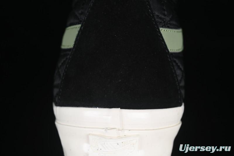 Vans Premium Sk8-Mid Retro Casual Mid-Top Skate Shoes with Checkerboard Design - VN000CQQBLK