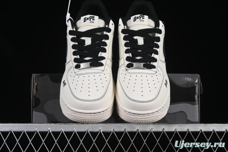 Nike Air Force 1 '07 Low Bape Collaboration Dual Camo Print Casual Sneakers - XS1958-523