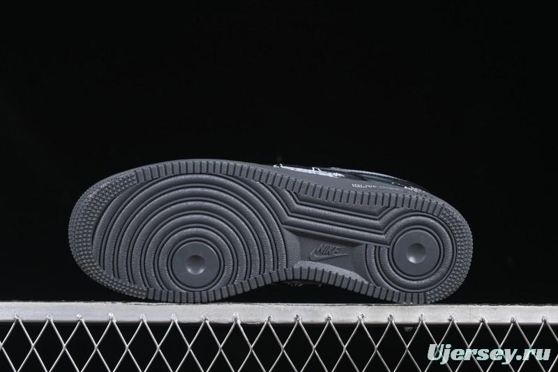 Nike Air Force 1'07 Low Gradient Skeleton Casual Sneakers - YD2425-110