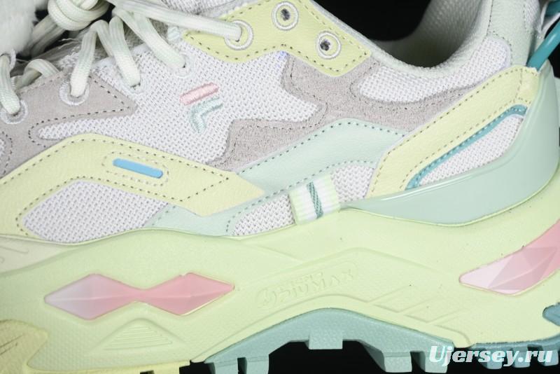 Playful Pastel Chunky Sneakers with Plush Bird Charm – Bold & Whimsical Streetwear Kicks