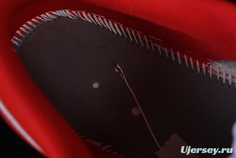 Nike Air Jordan 1 Low AJ1 White Red Casual Sneakers - 553558-166