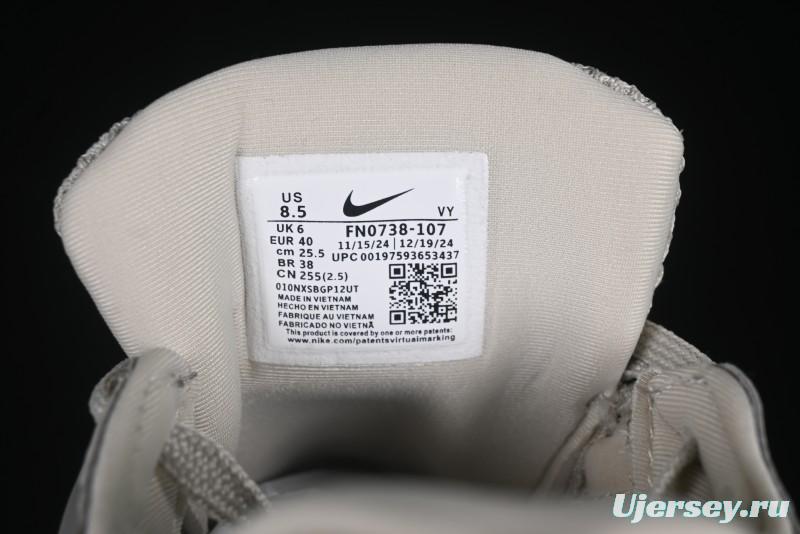 Nike Runtekk Run Retro Low-Top Running Shoes with Cushlon Midsole and Anti-Slip Design - FN0738-107