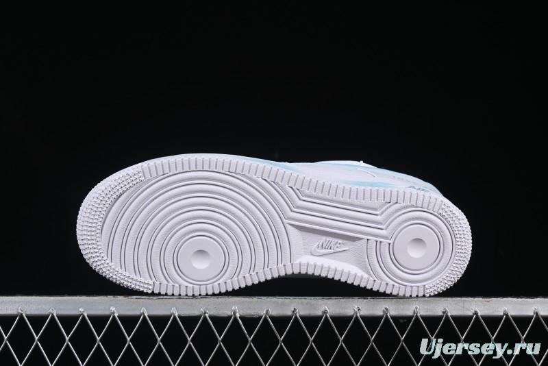 Nike Air Force 1'07 Low Ice Blue Mojito Casual Sneakers - CQ2288-801