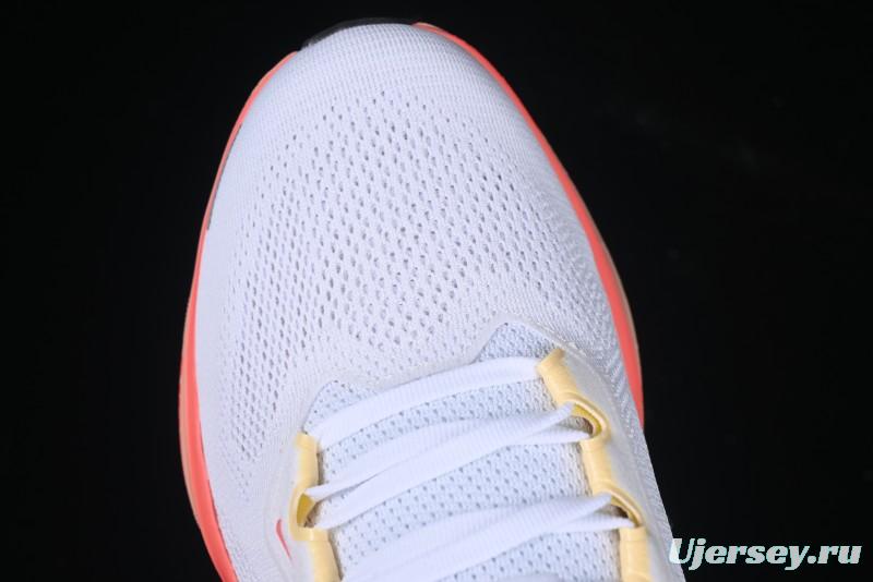 Nike Air Zoom Running Shoes - White/Coral Gradient