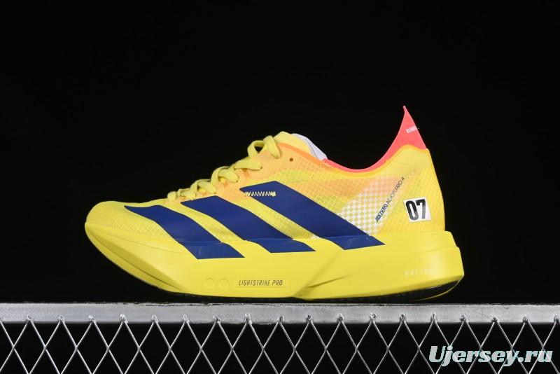 Adidas Adizero Adios 4 M Running Shoes Lightweight Breathable Low-Top - JR6373