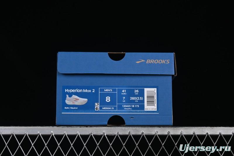 Brooks Hyperion Max 2 Cushioned Racing Marathon Running Shoes - 1204231B173