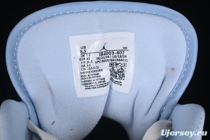 Nike Air Jordan 1 Low "Hydrogen Blue" Casual Sneakers with Retro Design - IB4003-407