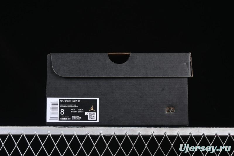 Nike Air Jordan 1 Low AJ1 Patriot Blue Red Low-Top Casual Lifestyle Sneakers - CZ8454-400