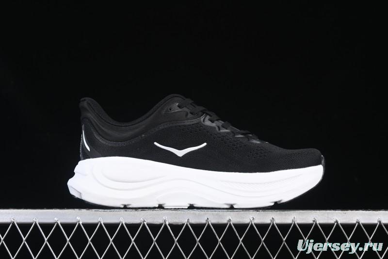 HOKA ONE ONE Bondi 9 Knit Lightweight Casual Running Shoes - 1162012 BWHT