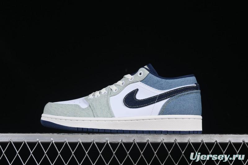 Nike Air Jordan 1 Low "Canadian Tuxedo" Basketball Shoes - IH0648-141