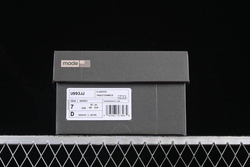 New Balance Made In USA M993 Series Classic Retro Casual Running Shoes with Heritage Design - U993JJ