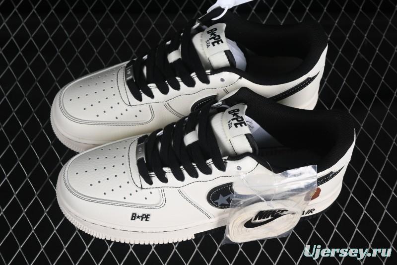 Nike Air Force 1 '07 Low Bape Collaboration Dual Camo Print Casual Sneakers - XS1958-523