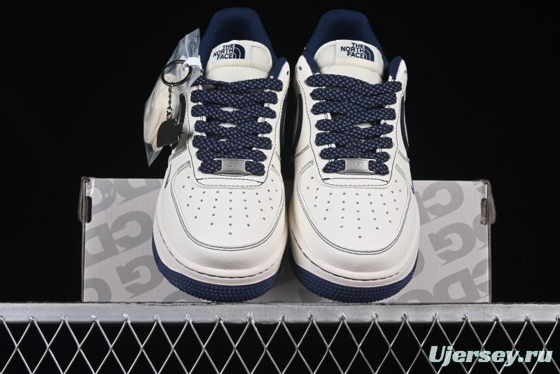 Nike Air Force 1 '07 Low The North Face x COMME des GARÇONS Navy Blue Line Casual Sneakers - HH7518-051