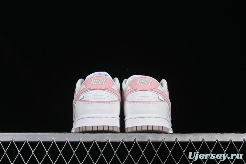 Nike SB Dunk Low Anniversary Premium Custom White Pink Low-Top Casual Skate Shoes - WP0212-013