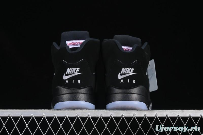 Nike Air Jordan 5 Retro Black "Metallic Reimagined" Basketball Shoes - HF3975-001