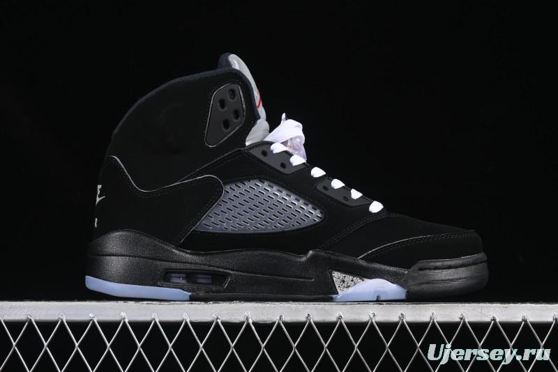 Nike Air Jordan 5 Retro Black "Metallic Reimagined" Basketball Shoes - HF3975-001