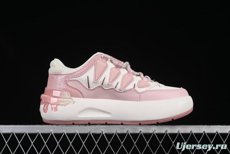Pink Drip Chunky Sneakers – Trendy Casual Shoes for Women