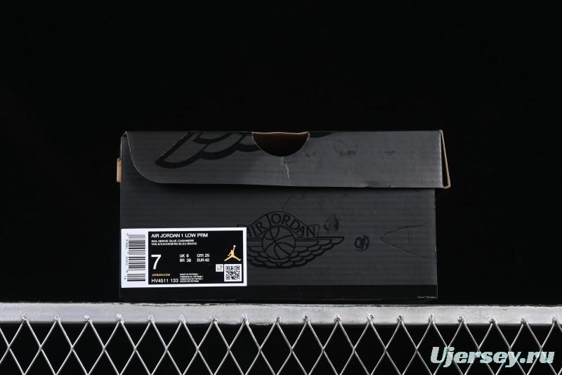 Nike Air Jordan 1 Low AJ1 Mismatched Swoosh Casual Sneakers - HV4511-133