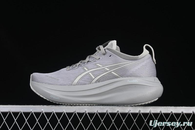 Asics Gel-Nimbus 27 Retro Breathable Casual Shoes Cushioned Men's Durable Running Shoes - 1011B958-020