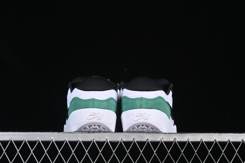 Nike SB Force 58 Low - Emerald Green, Black & White Skateboarding Shoes